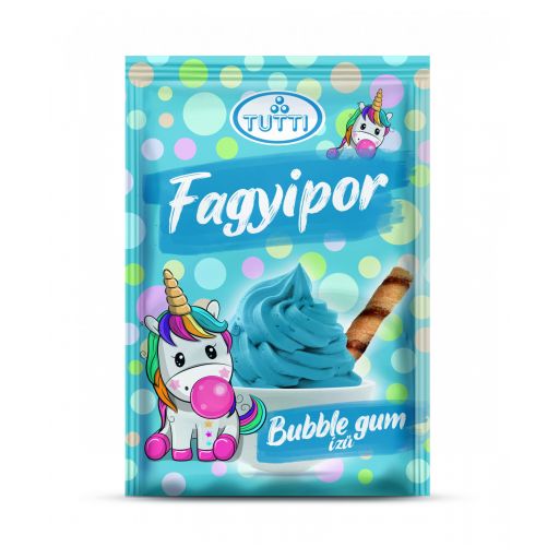 Fagyipor TUTTI Bubble gum 80 g/cs