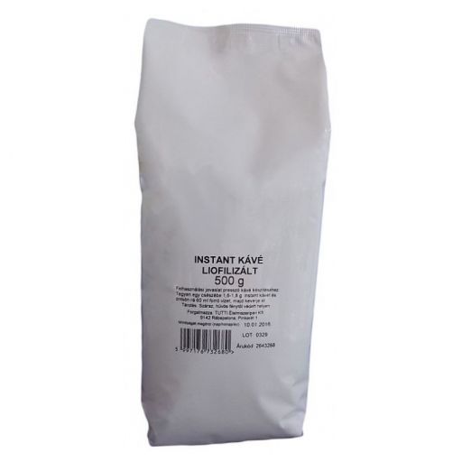 Instant Coffee freeze dried TUTTI 500 g/bag