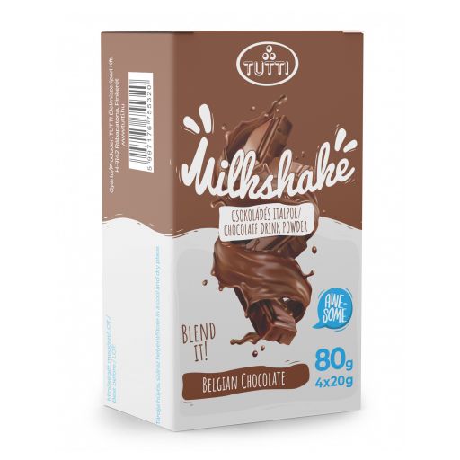 Milk-Shake Tutti Belga csoki 4 x 20 g/display
