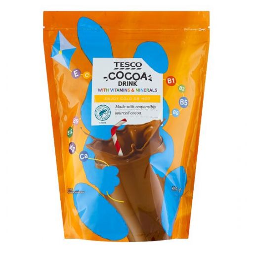 Instant Kakaó Italpor Tesco Cocoa Drink Vitamins & Minerals RFA MB 800 g/cs