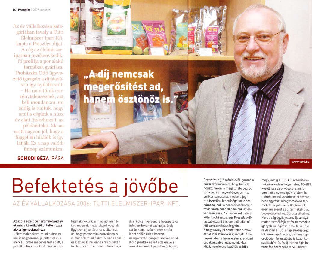 2007. október - Presztízs Magazin